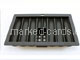 Plastica nera Chip Tray, Accessori di gioco, carte segnate